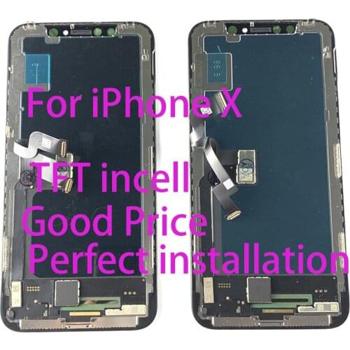 Incell TFT LCD Display For Apple iPhone X Touch Screen Digitizer Assembly For Apple iPhone X Replacement AAA Quality TFT LCD