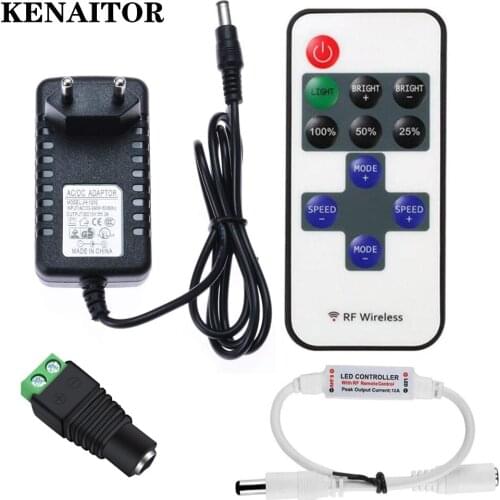 RF RGB Controller Mini RF Wireless LED Remote Controller for RGB 5050/3528 LED Lights Strips