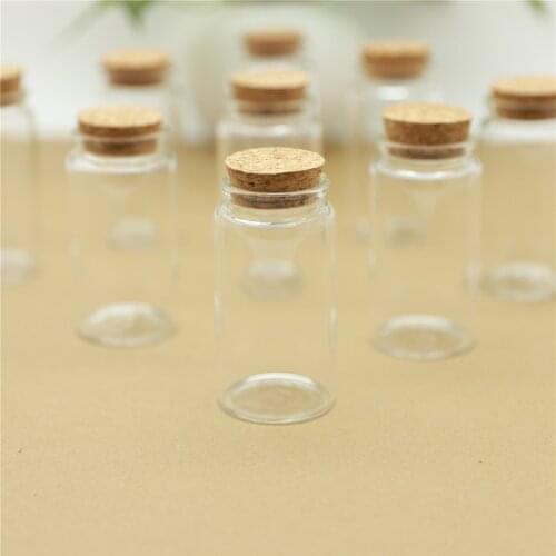 12 PCS/LOT 47*90mm 100ml Glass bottles With Cork Test Tube Tiny kitchen Storage Containers Small Spice Glass jars