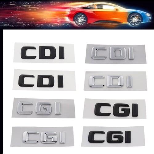 3D Premium CDI CGI car Engine Hood Fender trunk Tail Decal Emblem Badge Sticker for GLA G55 SL C63 E63 ML63 CLS63 E260 C300 E320