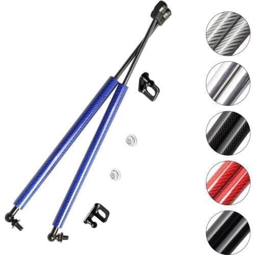 Carbon Fiber Lift Support Shock for KIA K4 2014-2018 KIA Cachet Front Hood Bonnet Modify Gas Struts Damper gas springs Absorber