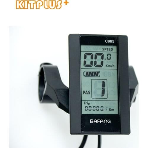 Bafang C965 LCD Display for 8Fun BBS Mid Drive Motor Meter Monochrome Screen Electric Bike E Bicycle Display