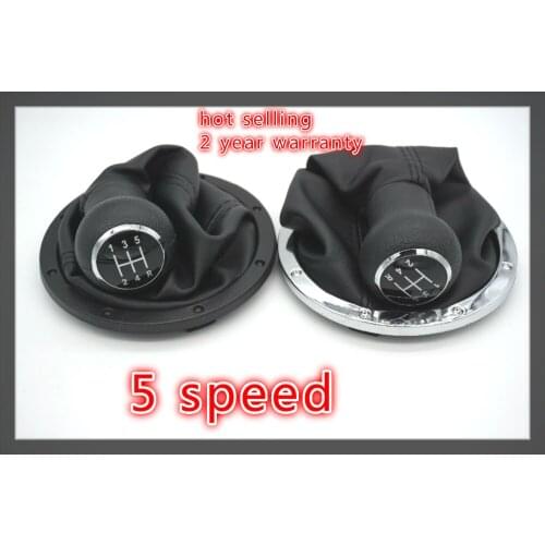 Free Shipping For VW Gol 94-10/Parati 96-10/Pointer 94-10/Saveiro 94-10 New 5 Speed Car Gear Shift Knob With Giator black Cap