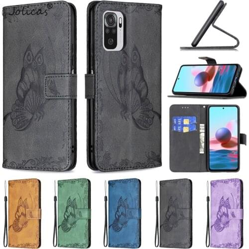 Cell Cases For cover Redmi Note 10S Cove Solid Color Phone Case Csse sFor Xiaomi Redmi capinha Note 10 4G Flip Book Bag Xiaome