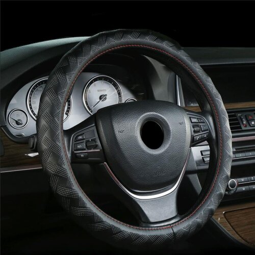 Genuine Leather handle cover general automobile steering wheel cover punching automobile interior accessories breathable hole