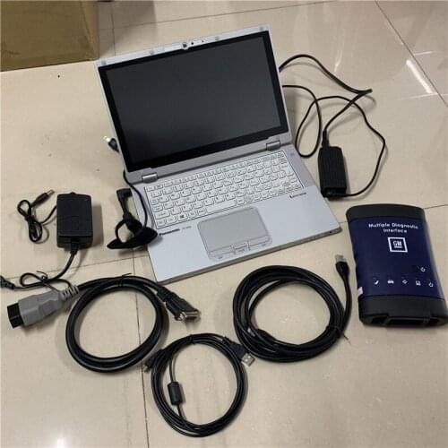 WIFI For G-M MDI Scanner OBD2 Diagnostic Tool MDI wifi Multiple Diagnostic Interface With software ssd in laptop cf-ax2 i5