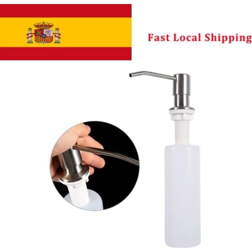 300ml Kitchen Sink Countertop Soap Dispenser Liquid Soap Lotion Dispenser Pump Storage Holder Bottle Bathroom Replace Bottle