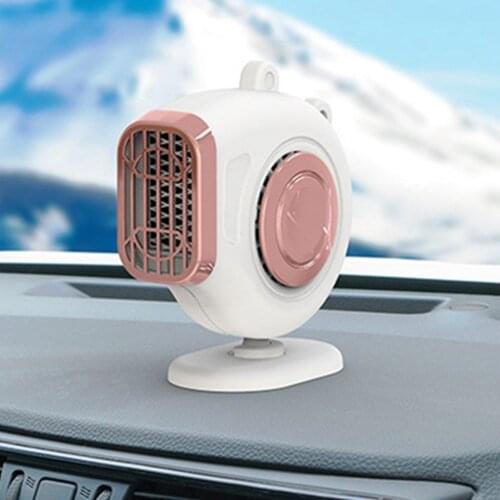 Electric Heater Cooling Fan Window Windshield Defroster Demister 3-in-1 Car Heater 12V 120W Adjustable Car Vehicle Dashboard