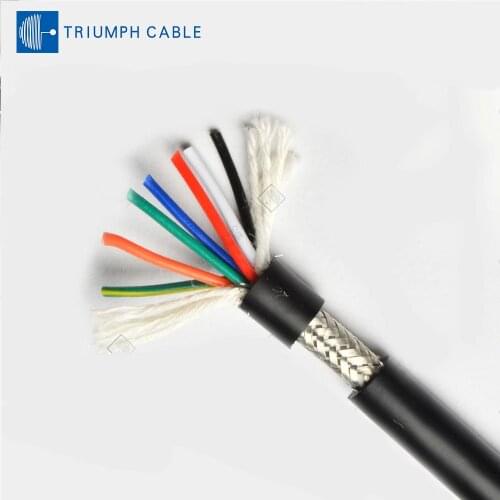 TRIUMPHCABLE 1/2M UL2464 26AWG 2/3/4/5/6/8/10/12core PVC jacket multi-core shielded cable anti-interference control signal wire