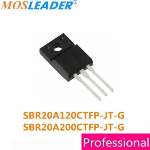 Mosleader 50pcs TO220F SBR20A120CTFP-JT-G SBR20A200CTFP-JT-G SBR20A120 SBR20A200