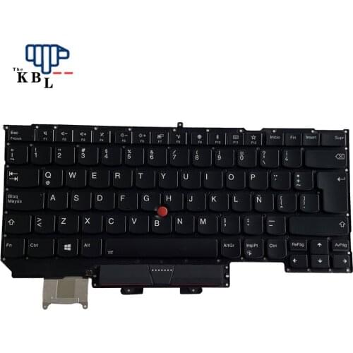 New For Lenovo Thinkpad X1 Carbon 2017 2018 Latin Language Backlit Laptop Keyboard SN20M08034 1PE546
