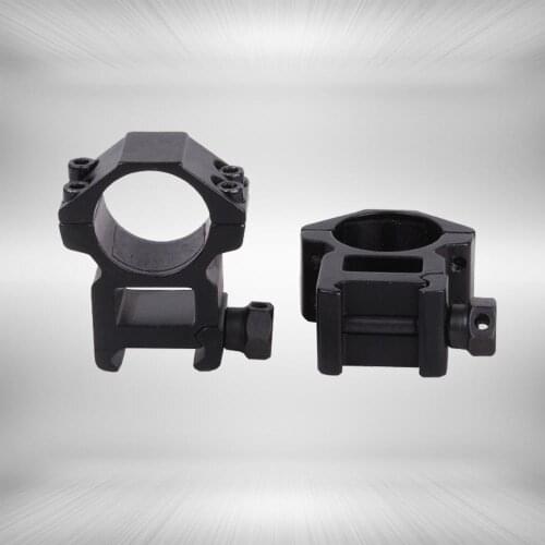 Hunting Gun accessories 25.4mm 2PCs High Profile Picatinny/Weaver Rifle Scope Mount Rings 20mm