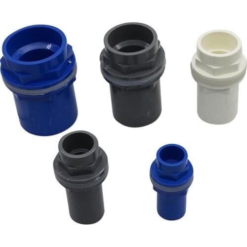 I.D 20/25/32/40/50mm PVC Pipe Straight Connectors Aquarium Fish Tank Drain Pipe Joints Inlet And Outlet Water Exchange Adapters