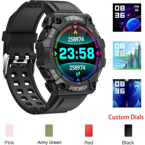 Outdoor Sport Smart Digital Watch for Men Women with Blood Pressure Monitor Pedometer Fitness Health Monitor for IOS Android