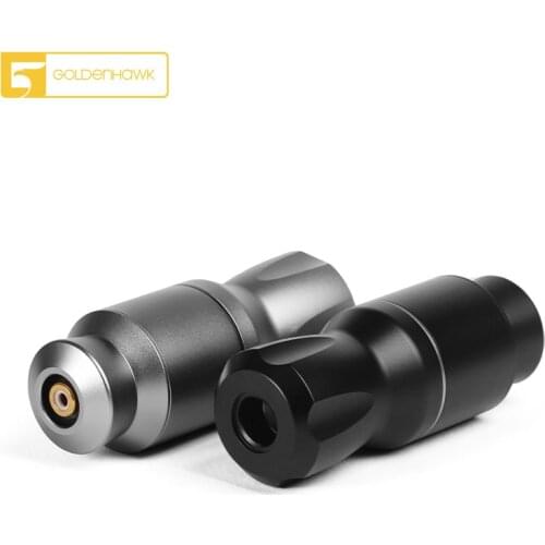 GOLDENHAWK Fierce Rotary Short Pen RCA Cord Aircraft Aluminum Strong Motor Aluminum Alloy Tattoo Machine For Shader Liner