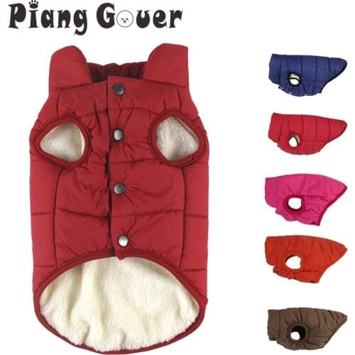 Winter Pet Coat Clothes For Dogs Warm Clothing For Small Dogs Christmas Big Dog Vest