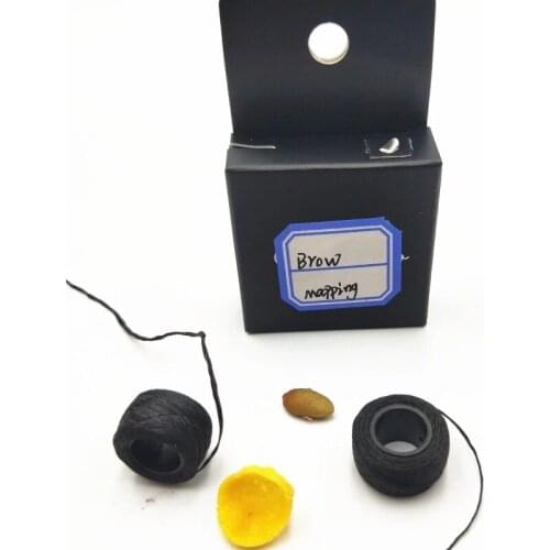 10M Eyebrow Marker Thread Tattoo Brows Point Pre Inked Brow Tattoo Pre-Inked Mapping String Eyebrow Thread Semi Permanent Tools