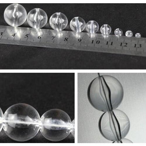 50pcs/lot 30mm Crystal round smooth beads For Curtain Entrance Way Partition Bar Wine Cooler Shoe Curtain