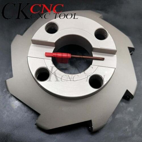 8 flutes KM12-160-40 KM12-200-60 CNC plane milling cutter Mill 45 Degree Shoulder Mill Cutter Head for SEHT1204