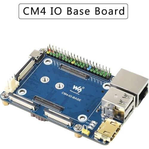 CM4 Mini Base Board for Raspberry Pi Compute Module 4 with CSI/DSI/RTC/FAN/USB/RJ45 Gigabit Ethernet/SD Card Slot/M.2 Slot