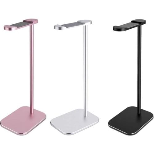 Earphone Hanger Holder Headphone Stand Rack Sturdy Non-Slip Aluminum Alloy Gaming Headset Bracket with Solid Base