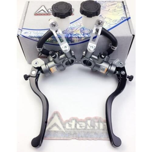 General Motorcycle Radial Master Cylinder 17.5mm PX1 CNC Brake Pump Clutch Pump Rod Handle 22mm for Yamaha Kawasaki Suzuki Honda