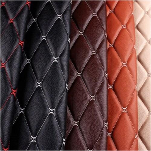 100*158cm Artificial PU Leather Fabric For Upholstery Furniture Car Floor Mat Background Wall Sliding Door Decor Faux Leather