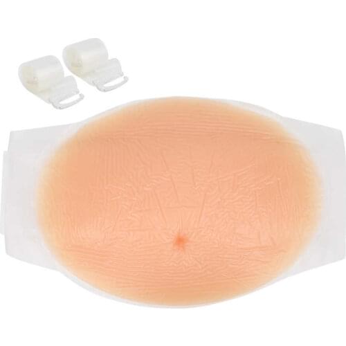 Artificial Baby Tummy Belly Fake Pregnancy Pregnant Bump Sponge Belly Pregnant Belly Style Suitable for Male and Female Actors