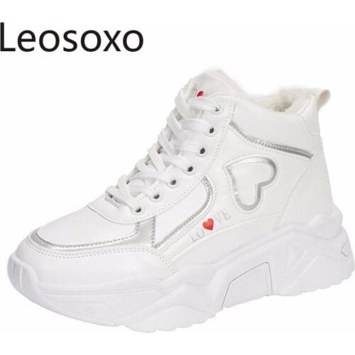 Sneakers Women 2020 Platform Shoes Autumn Fashion Love Gril Shoes Winter Sneakers for Women Casual Shoes for Girls