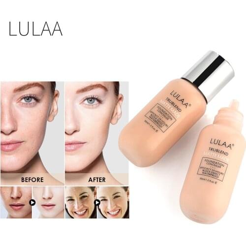 Lulaa Cross-border Service Foundation liquid, long-lasting waterproof breathable concealer, moisturizing breathable foundation c