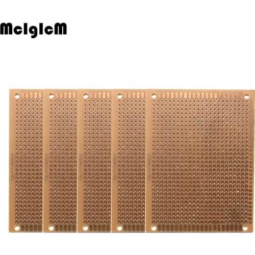 MCIGICM 100Pcs DIY Prototype Paper PCB Universal Experiment Matrix Circuit Board 7x9cm 7*9
