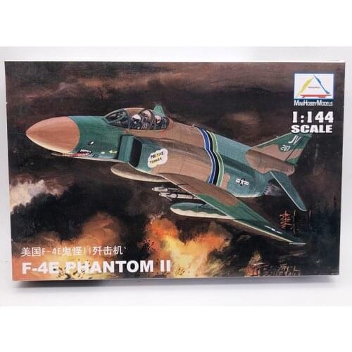 1:144 USA F-4E PHANTOM II Fighter America Air Force Aircraft Military Assembly Aircraft Model