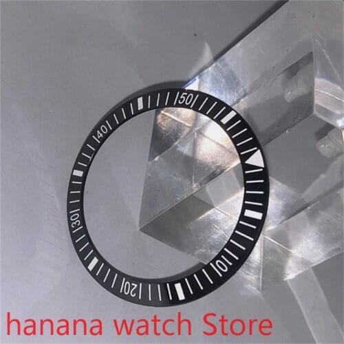 BLIGER brand new high-quality hot-selling 38mm black rotating glass digital bezel, suitable for 40mm self-winding mens watches