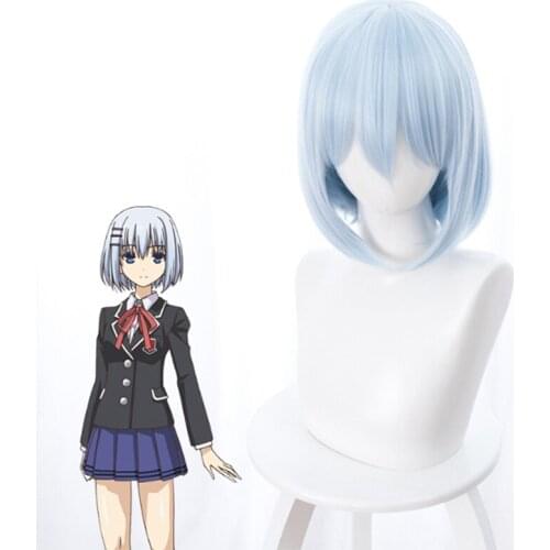 Anime Date A Live 3 Cosplay Wigs Origami Tobiichi Cosplay Heat Resistant Synthetic Wig Halloween Carnival Party