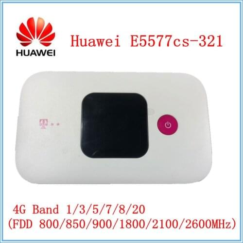 Unlocked Huawei E5577 4G LTE Cat4 e5577cs-321 Mobile Hotspot Wireless Router wifi pocket mifi dongle PK e3276 e5776 e5577c e5573