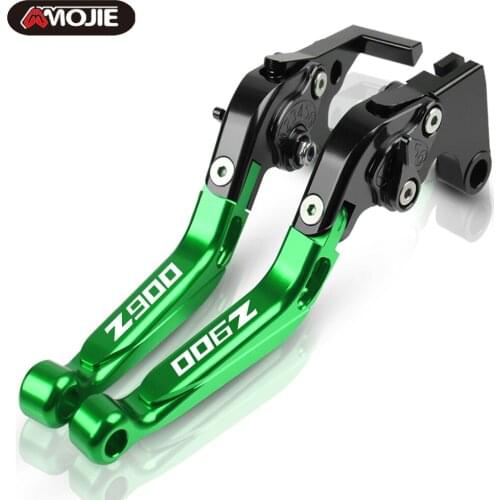 Motorcycle CNC Adjustable Extendable Foldable Brake Clutch Levers Handle Brakes Z900 For Kawasaki Z900 2017 2018 2019 2020