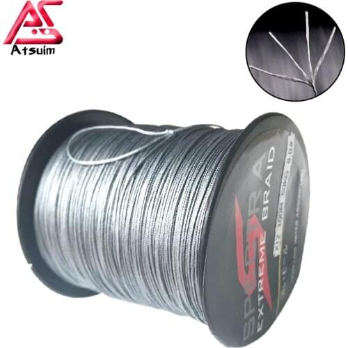 AS 4 Strands PE Fishing Line Braid 100M 300M 500M 1000M Sea Saltwater Fishing Weave 100% Super Power Fishing Tackle PE