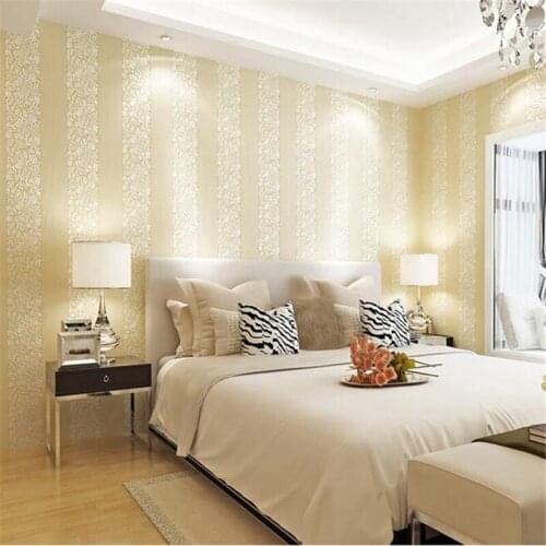 Beibehang Self-adhesive non-woven wallpaper thick wall stickers living room waterproof stickers warm film can remove wallpaper