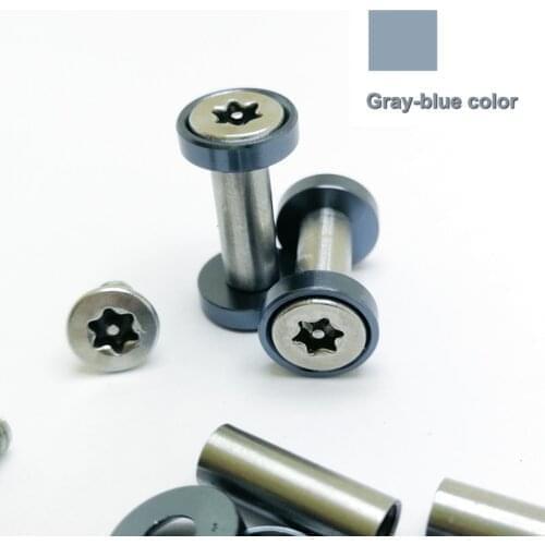 7mm to 25mm stainless steel Knife Handle TORX Gray-blue Screws 1Suitable for 5mm hole