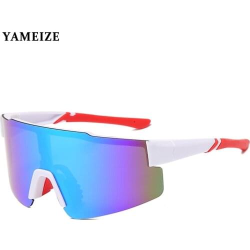2021 New Oversized Polarized Sunglasses for Men Outdoor Sport Fishing Eyewear UV Protection Males Sun Glasses Mtb Goggles Oculos