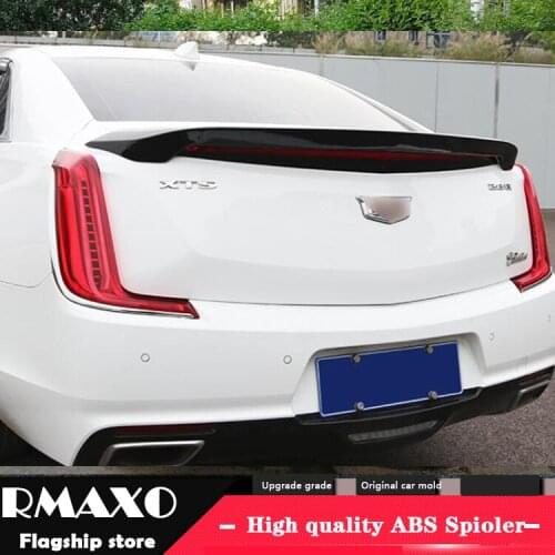 For Cadillac XTS Spoiler 2018-2020 Cadillac XTS Spoiler YW ABS plastic Material Car Rear Wing Color Rear Spoiler