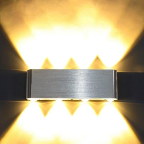 Indoor lighting High power 2W 4W 6W 8W LED Wall Lamps AC220V 230V Aluminum Decorate Wall Sconce bedroom LED Wall Light