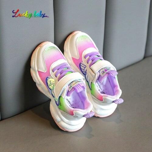 2021 Spring sneakers Children Sports shoes for Girls breathable kids sport shoes for girls non-slip sneakers shoes girl New
