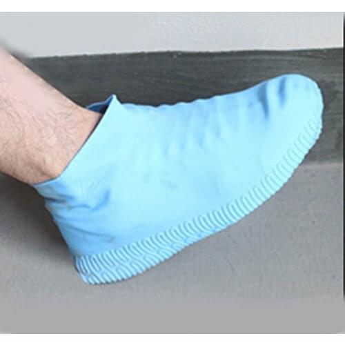 Waterproof Silicone Shoe Cover Reusable Overshoes Elastic Shoe Covers Protective Outdoor Rain Boot Overshoes Shoes Accessories