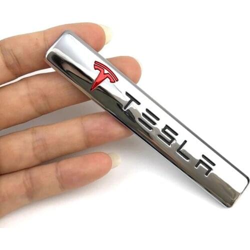 1Pcs Sport VIP Car Emblem Badge Sticker For Tesla Model 3 Model X Model S Model Y
