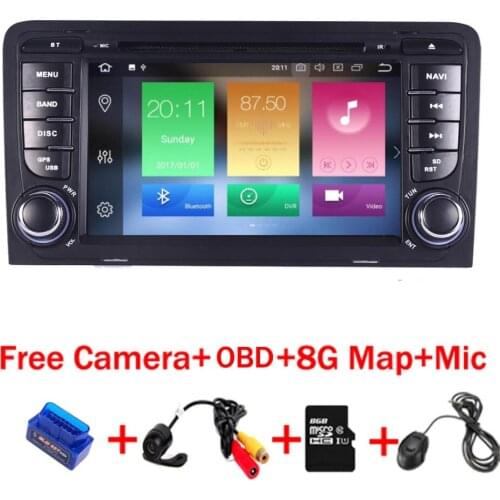 4G+32G 8 Core Android 9.0 car radio multimedia player for Audi A3 S3 dvd player Wifi 3G radio stereo Audio stereo gps navigation