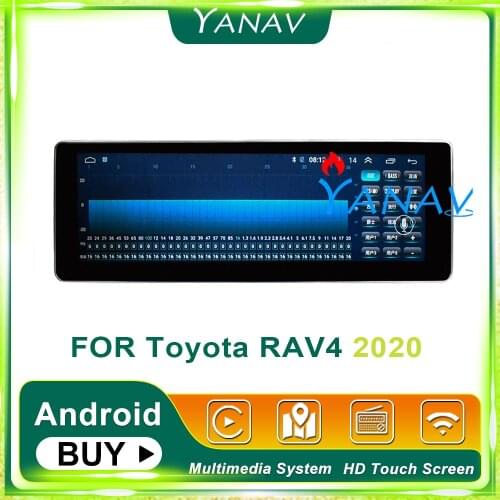 HD 15.5 inch touch screen car GPS navigation For-Toyota RAV4 2020 multimedia DVD player support WIFI/4G/carplay video player aut