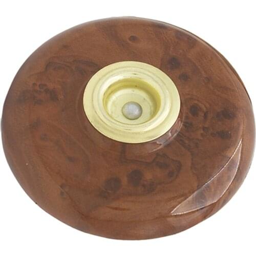 Cello Endpin Stop Stop Holder Maple Anchor Protector Non-slip w/ Metal Eye