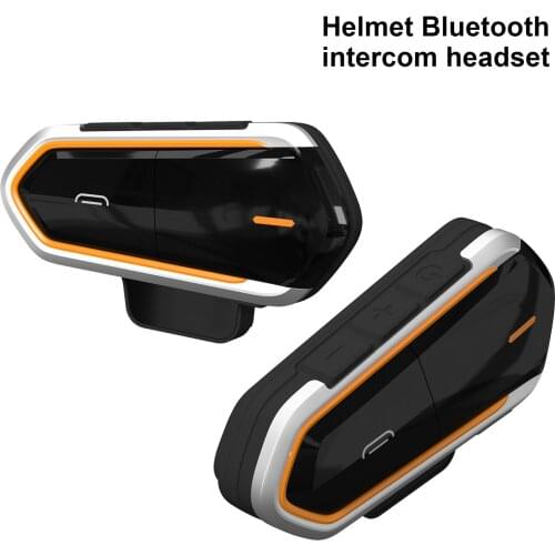 800~1000m 2.4GHz MAX97220A Motorcycle hands-free call Kit Bluetooth Helmet Headset Interphone Headphone FM Radio Motor Earphone