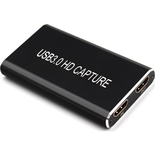 HDMI TO USB 3.0 1080P HD Video Game Capture Card Video Converter HDMI Output Live Streaming for XBOX One PS4 MAC